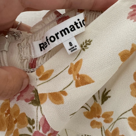 Reformation Juliette Floral Dress size 8 - Picture 3 of 6